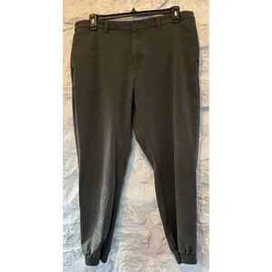 Uniqlo Women's Ultra Stretch Active Jogger Pants Style 423065 XXL in Olive FLAWS